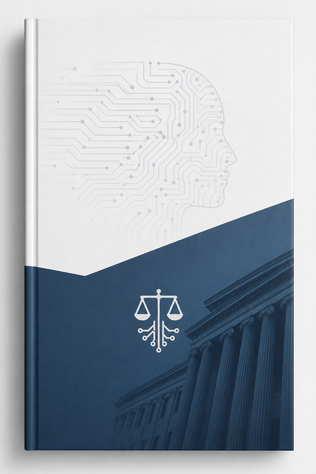 Portada moderna y sobria sobre inteligencia artificial en la administración pública