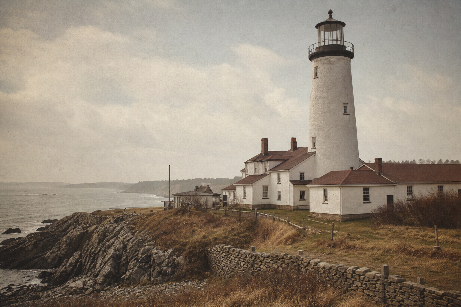 Service buildings archival photograph