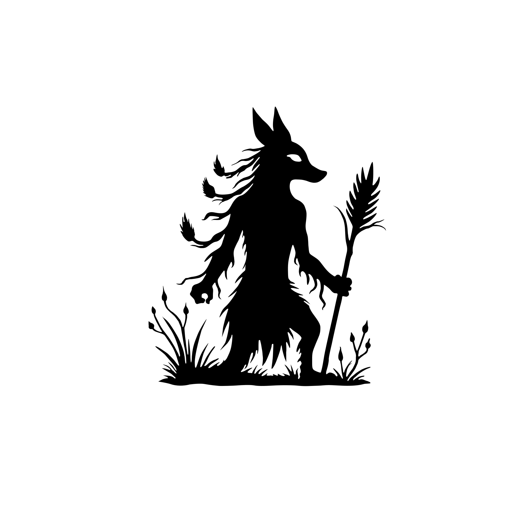 Portrait of Sky, Indigenous author, gentle expression, subtle spiritual motifs