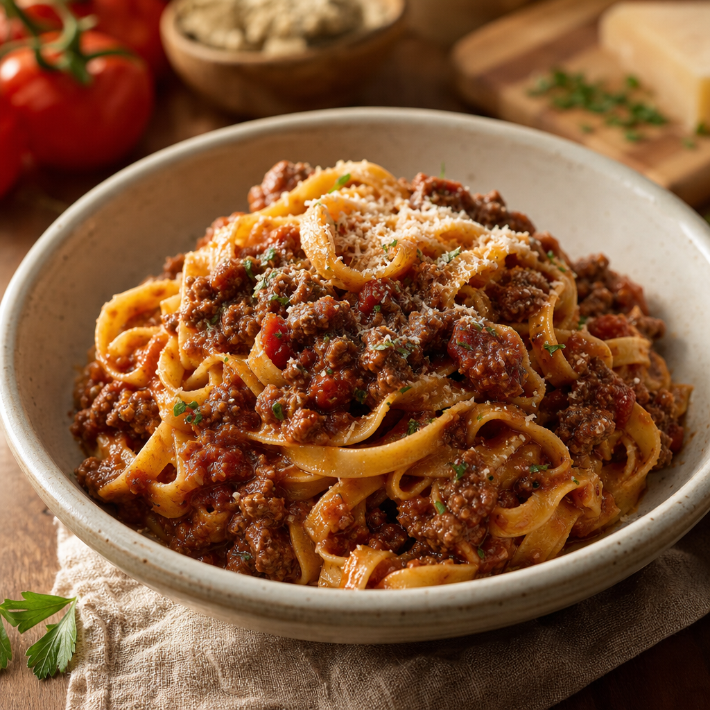 1 lb of Slow-Simmer Bolognese Fresh Organic Pasta