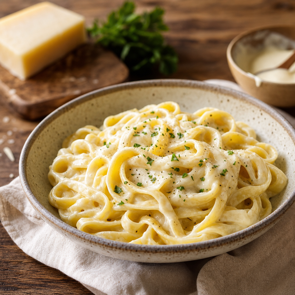 1 lb of Velvety Alfredo Cream Fresh Organic Pasta