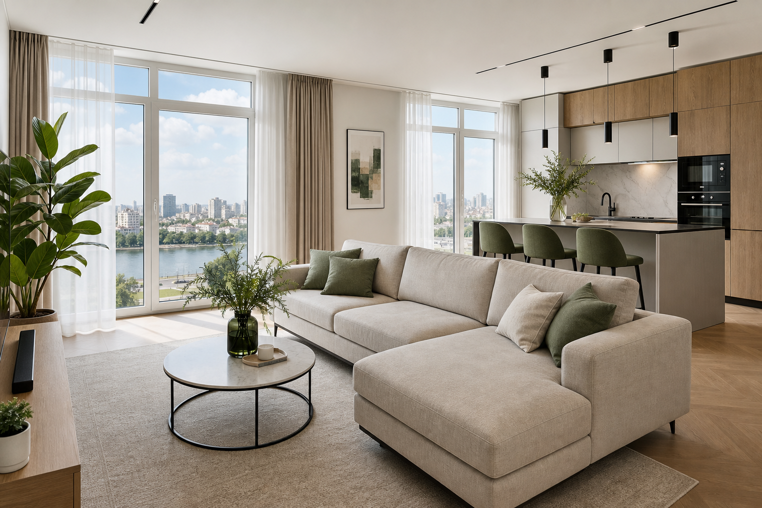 Modern Apartment Close to Obolon Embankment