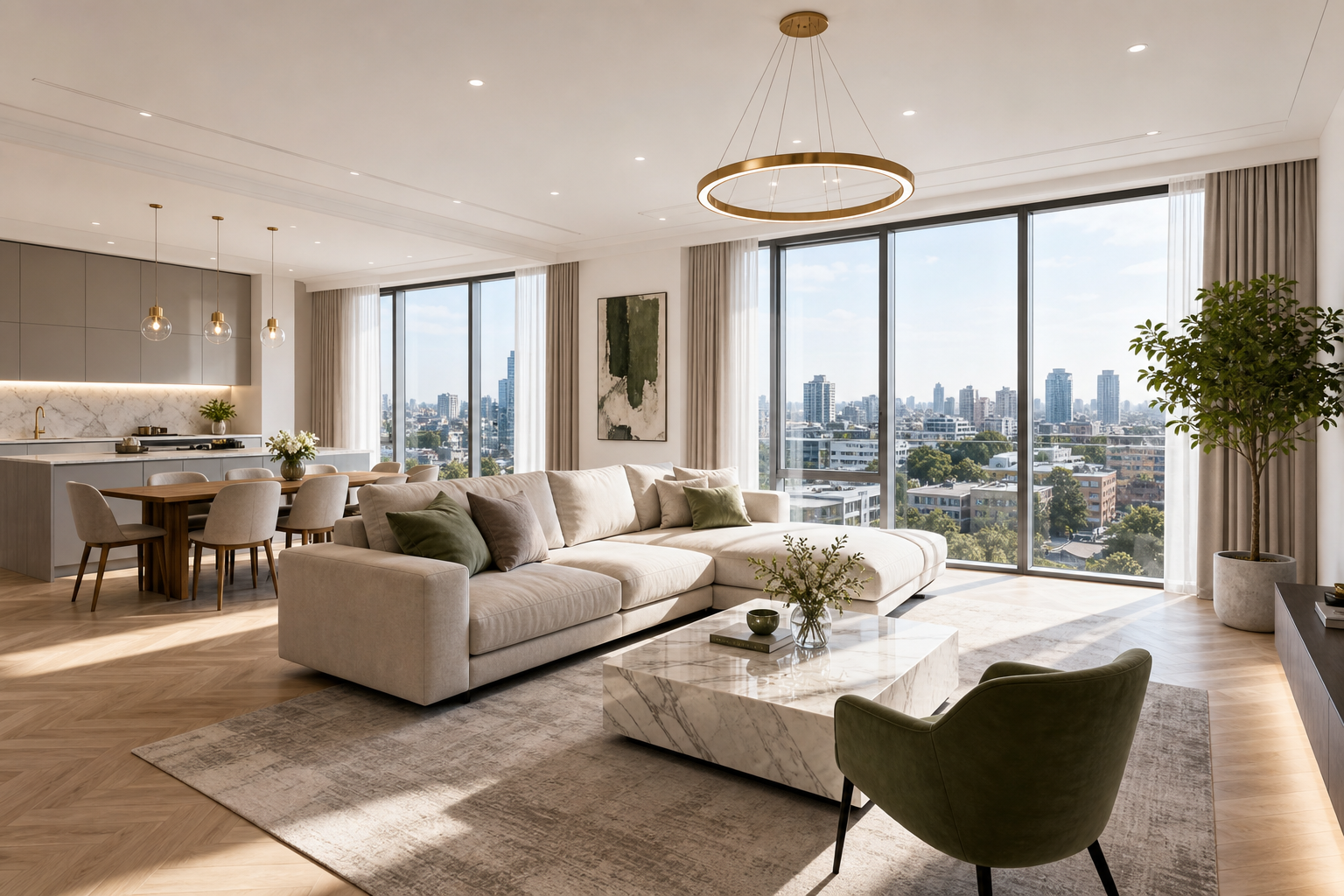 Premium Residence with City Views
