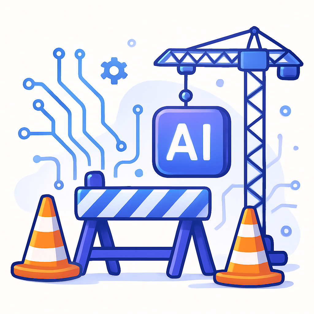 Under Construction tech inspired illustration