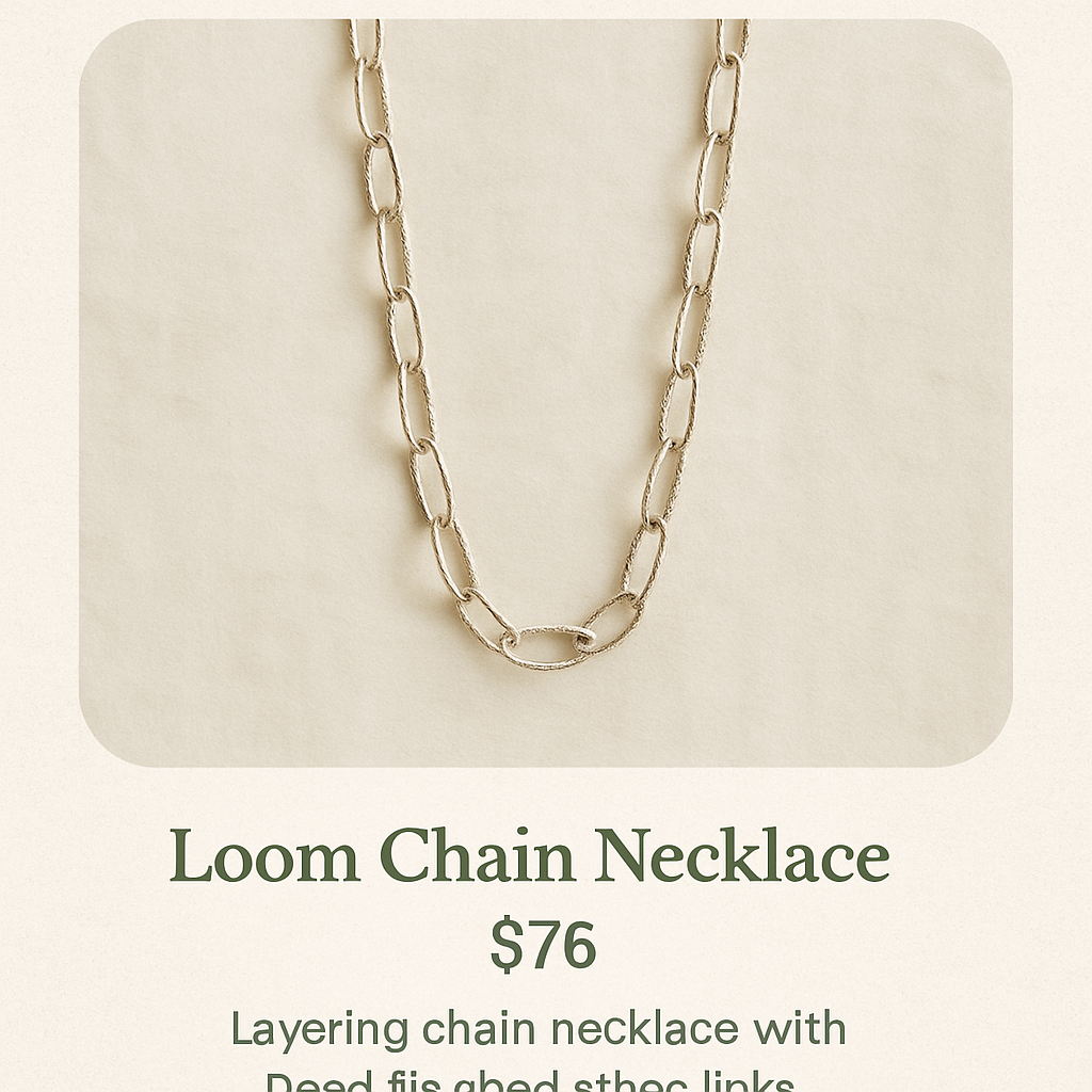 Loom Chain Necklace