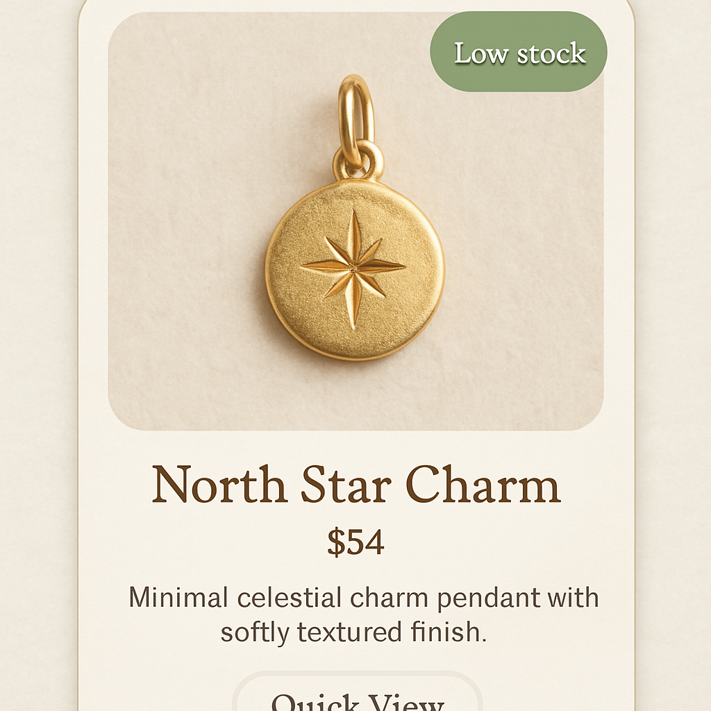 North Star Charm