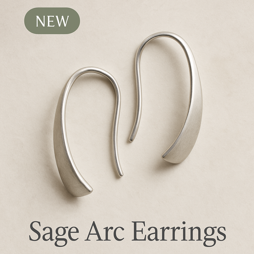 Sage Arc Earrings