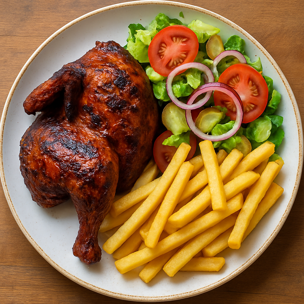 Full Chicken + Salad + Fries braai item