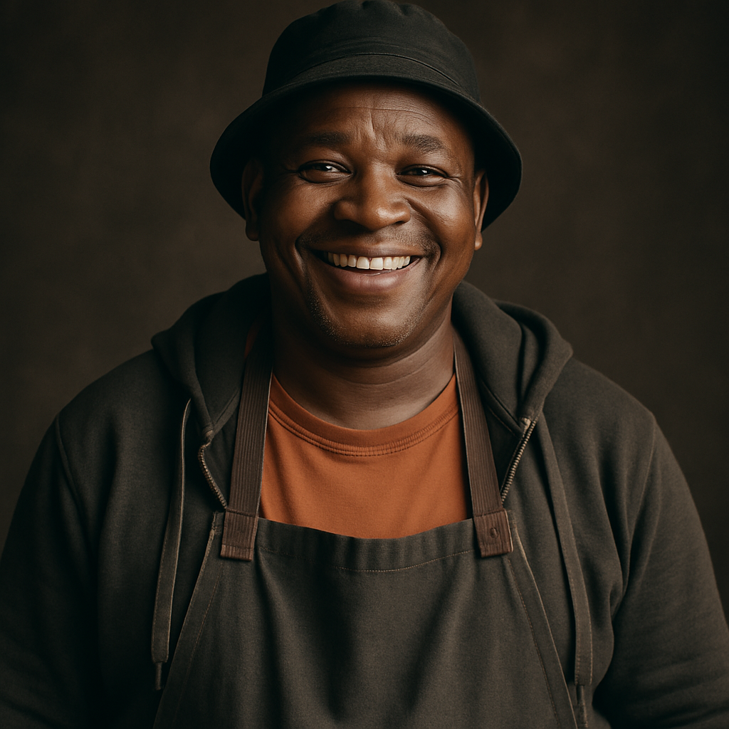 Portrait of the owner of Emajiteni Braai