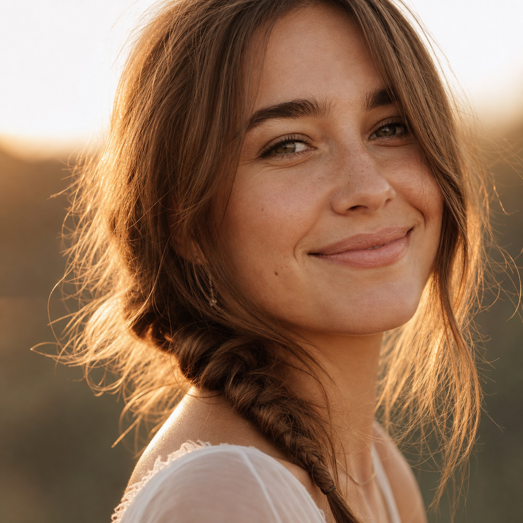 Portrait of Anna, an engaged client