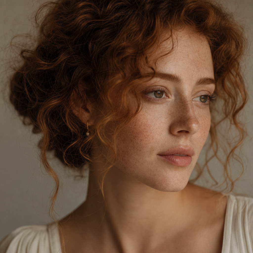 Portrait of Kateryna, an editorial client