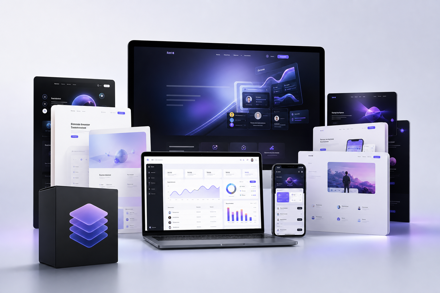 Complete SaaS & AI Bundle bundle preview mockup