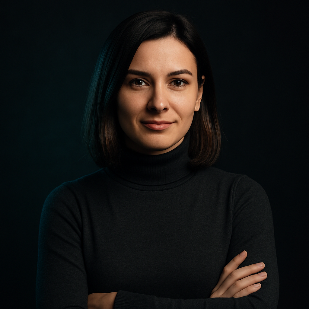 Portrait of Olena Marchenko, a frontend performance engineer