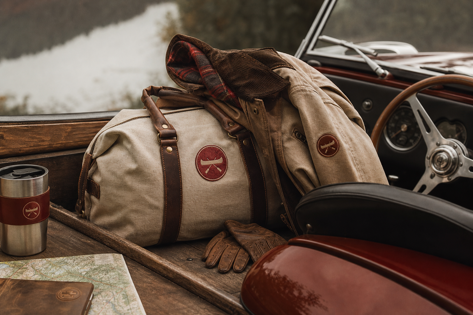 Editorial travel-inspired visual for Road & Travel Classics