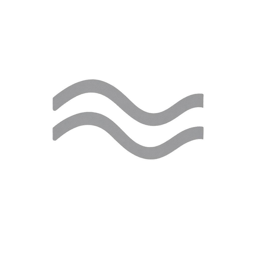 Wavelength Systems logo, flowing wave lines mark