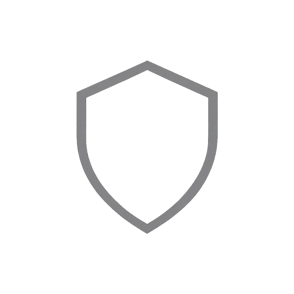 Shieldbyte logo, geometric shield mark