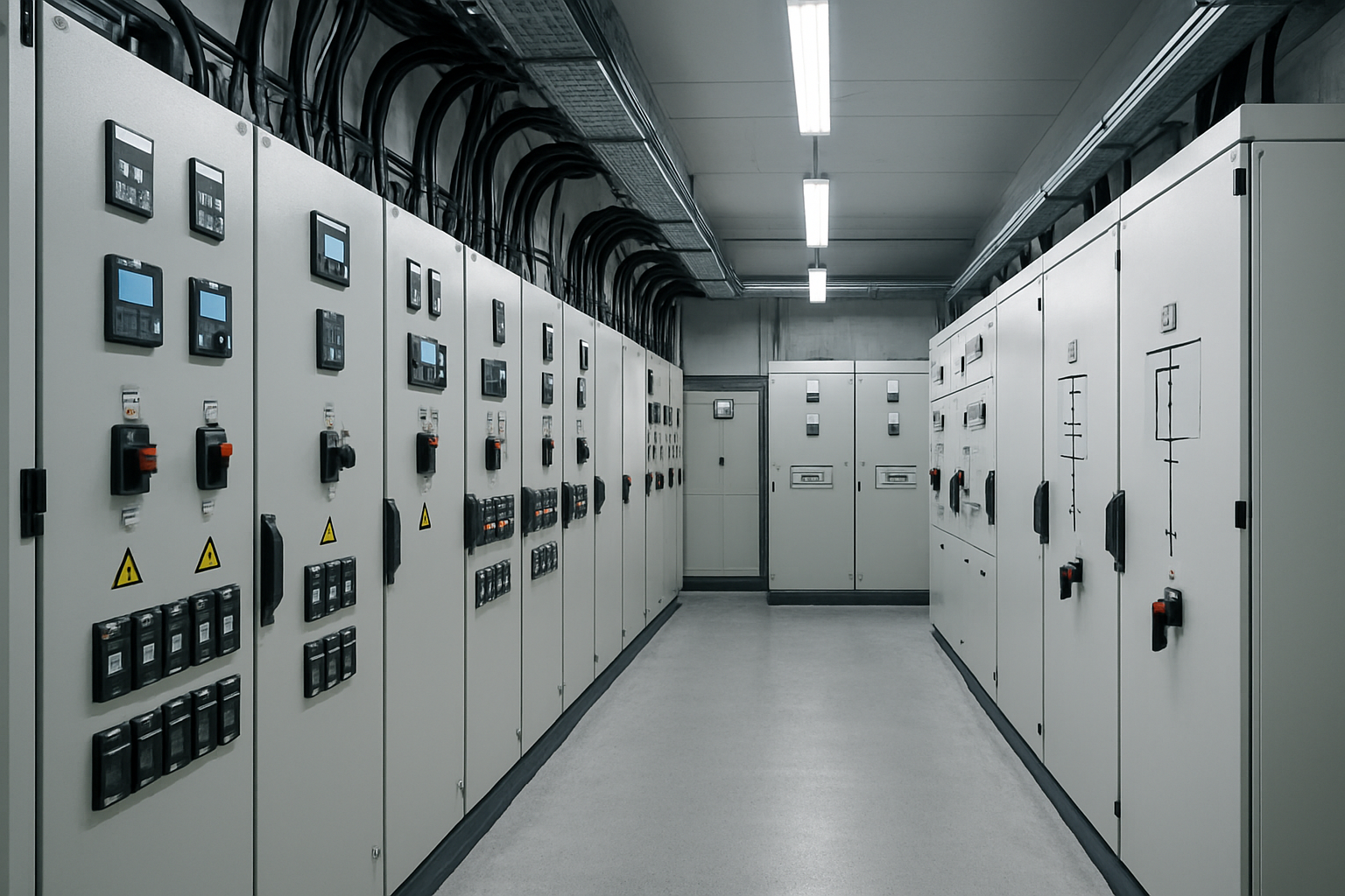 Infraestructura y subestaciones eléctricas