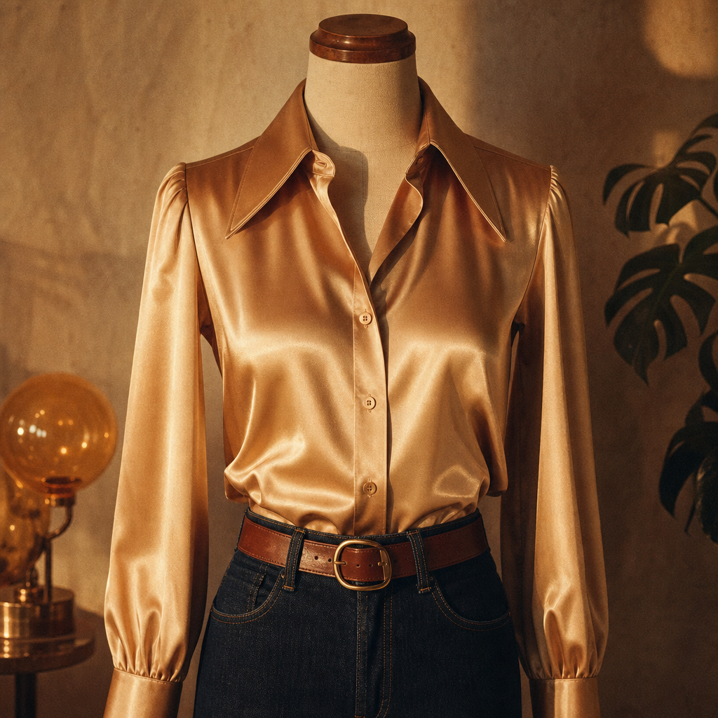Disco Satin Blouse