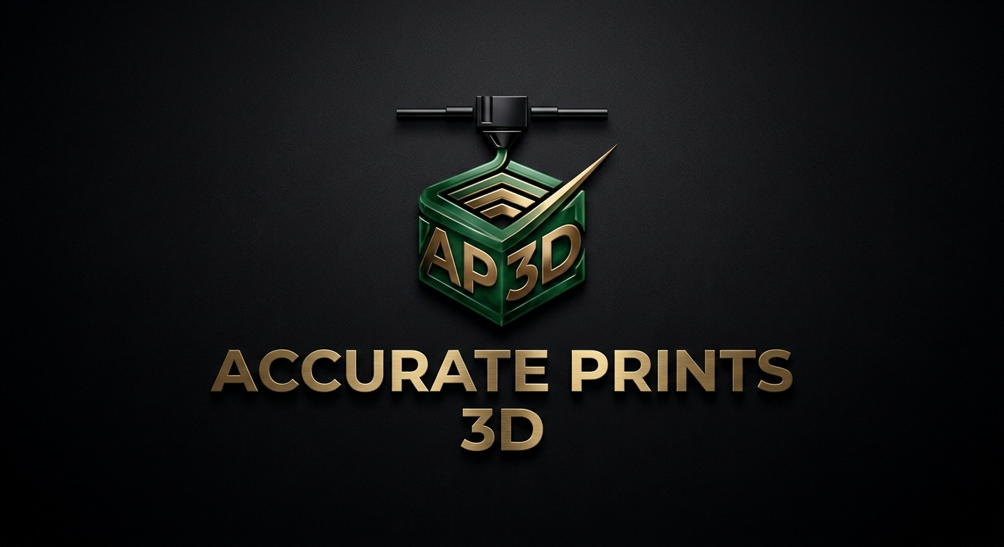 Accurate Prints 3D logo