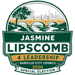 Jasmine Lipscomb for Danville City Council logo