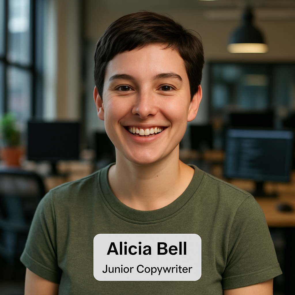 Alicia Bell, Junior Copywriter
