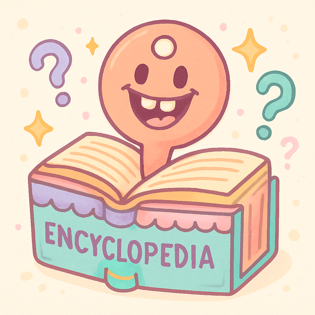 Quirky info icon with fun facts