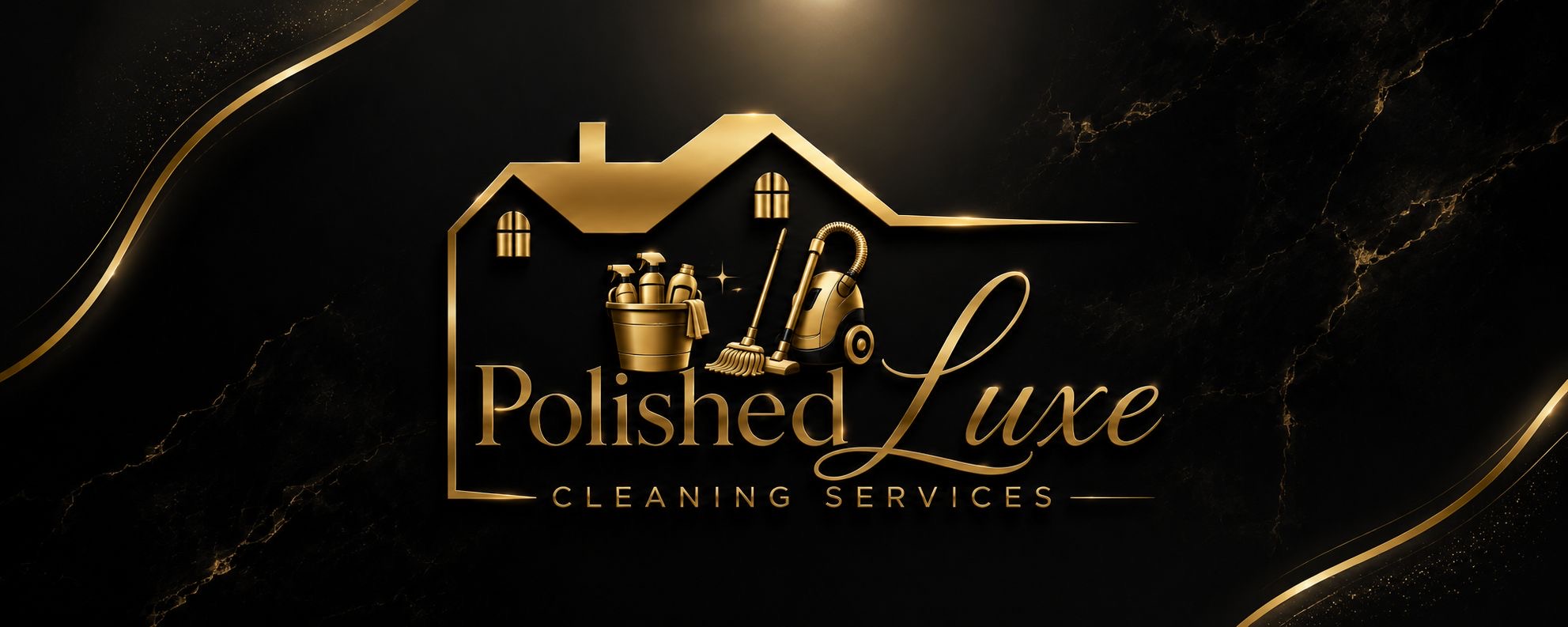 POLISHED LUXE CLEANING SERVICES logo