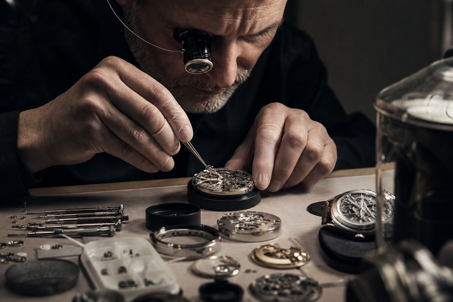 Watchmaking atelier scene related to The 25 Most Expensive Watches Ever Made