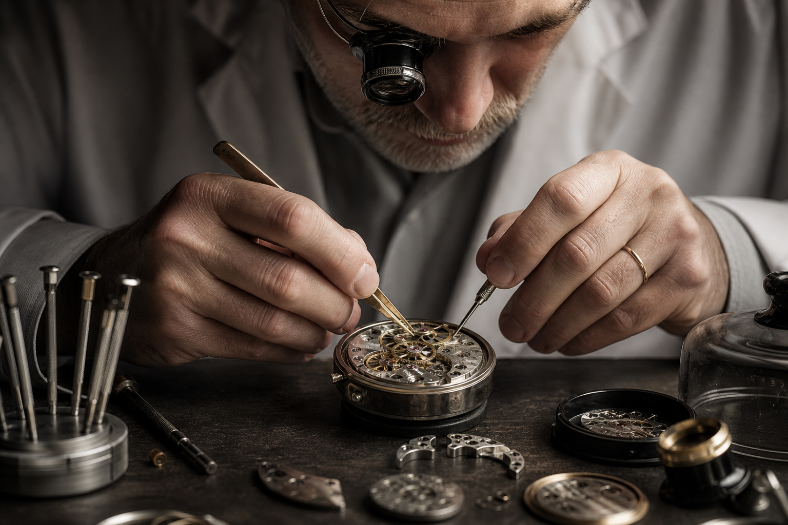 Watchmaking atelier scene related to What Is Horology? The Complete Beginner’s Guide to Mechanical Watches