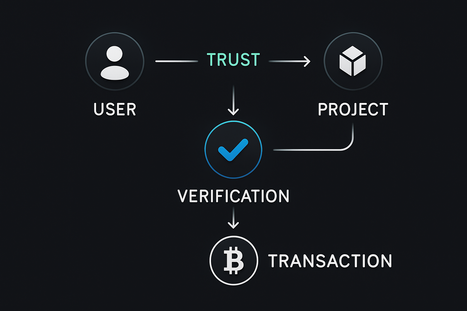 Process diagram showing the Trust Assisted Transaction workflow