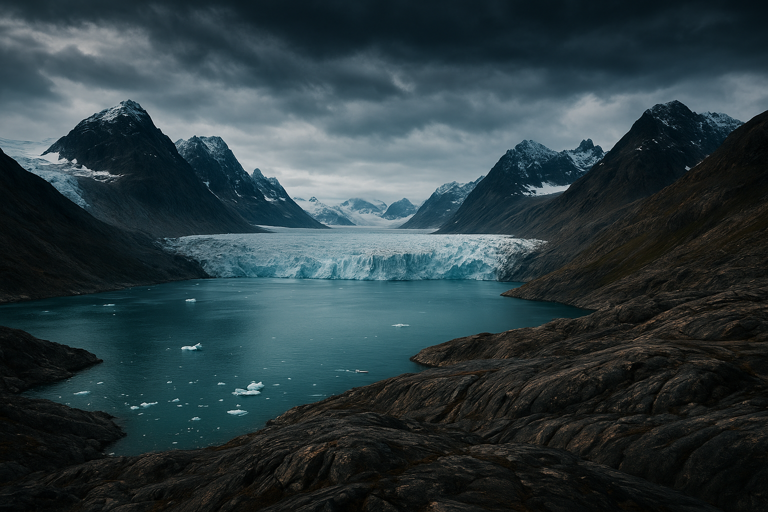 Cinematic view of Greenland