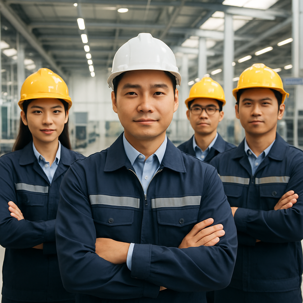 Đội ngũ kỹ sư và công nhân của An Gia Phát