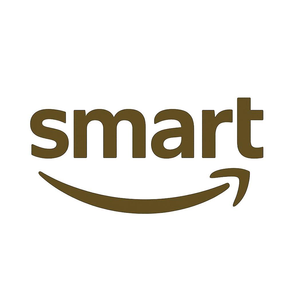 Logo corporativo de AWS en dorado oscuro con tipografía moderna sobre fondo transparente