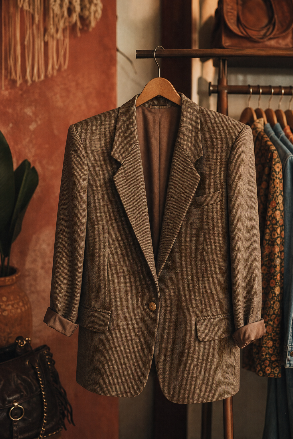 Vintage Power Shoulder Blazer product photo
