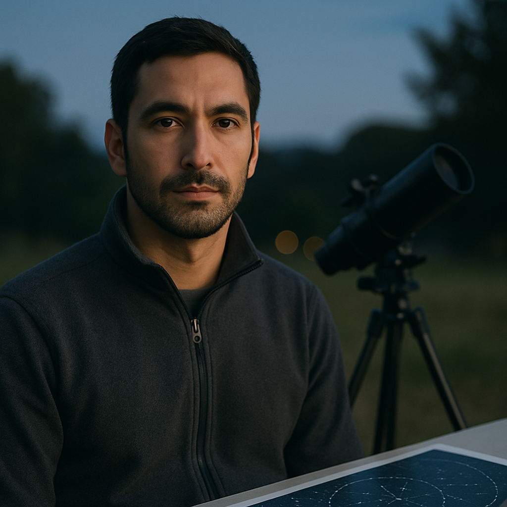 Portrait of Mateo Alvarez, observing guide
