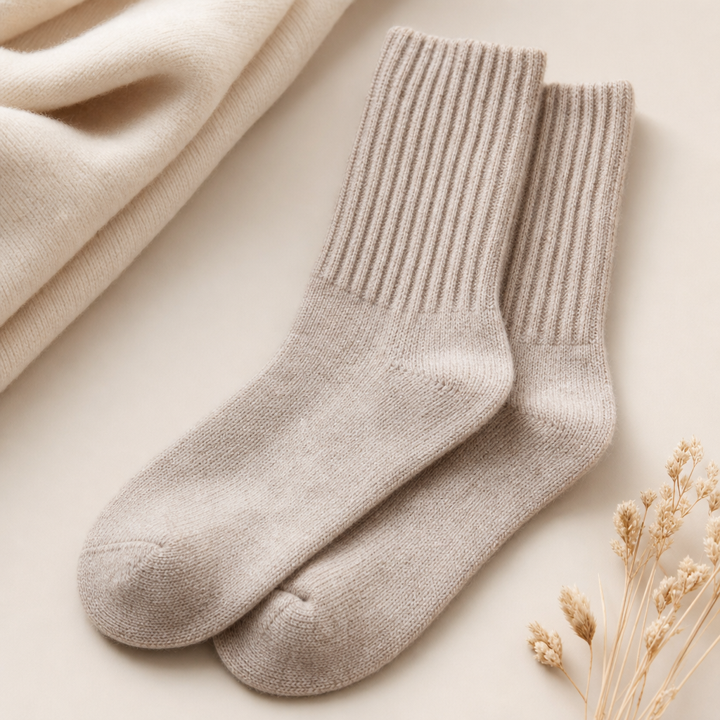 Cozy Cashmere Blend Socks premium sock product photo