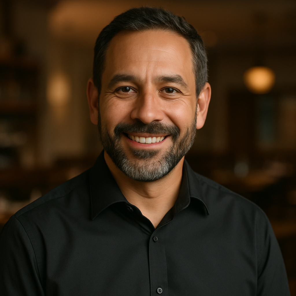 Restaurant manager portrait