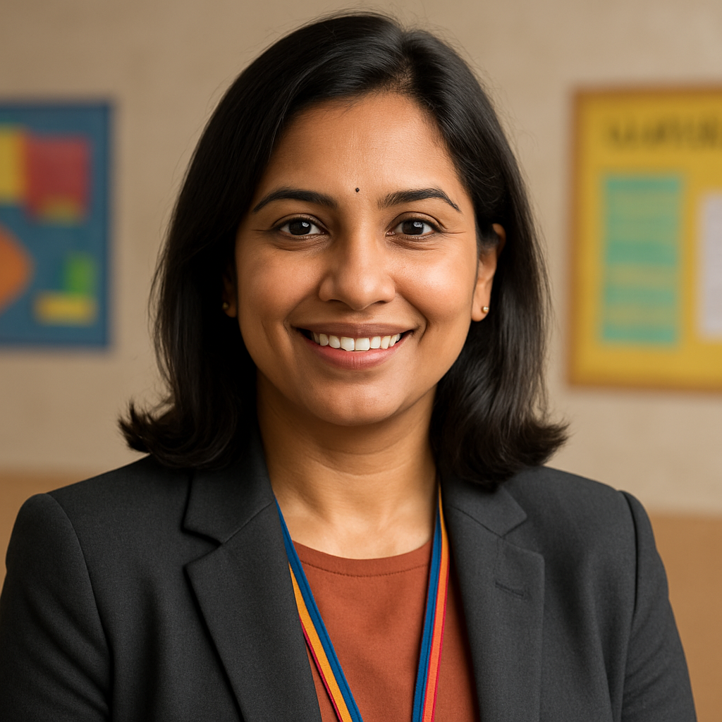 School administrator portrait