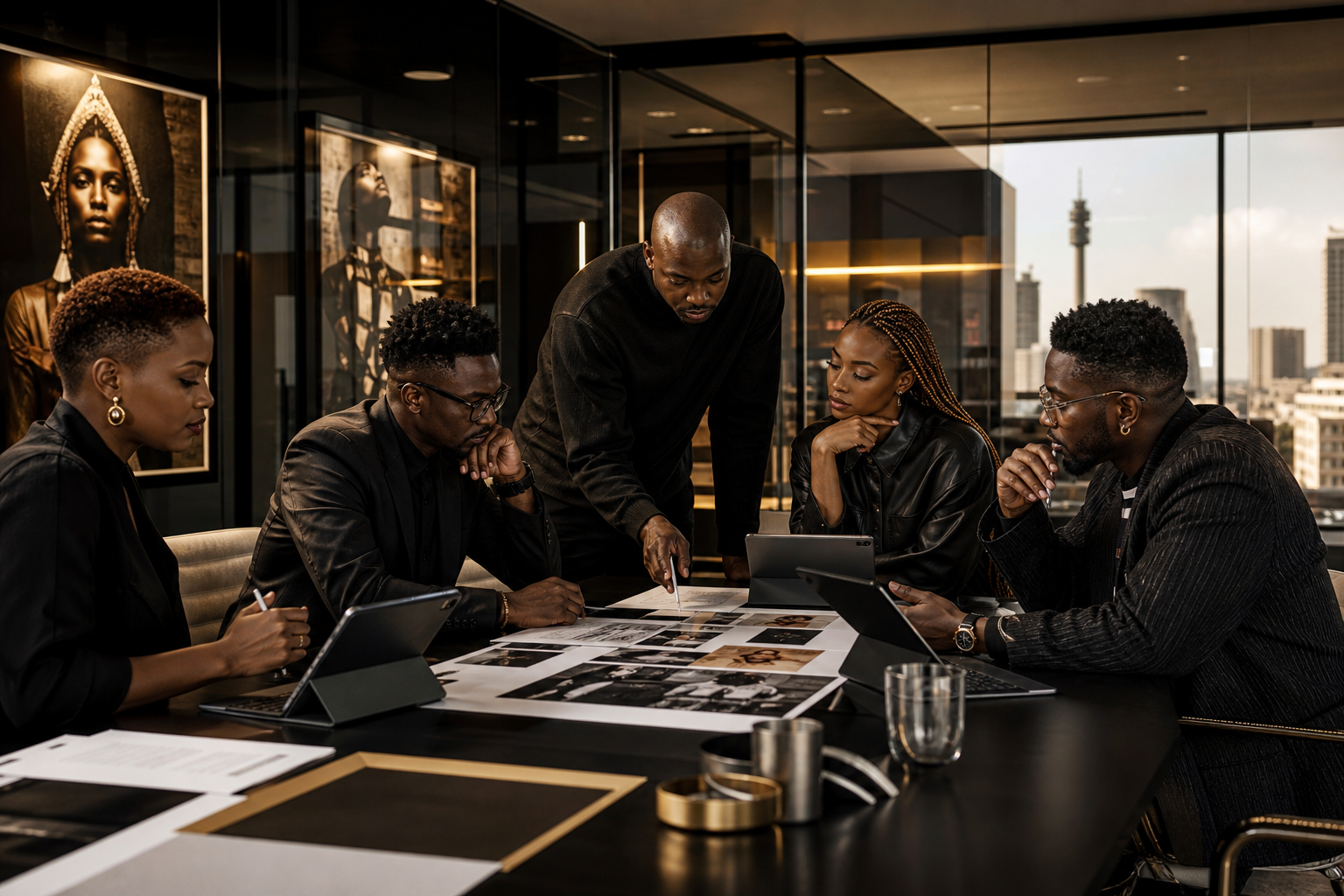 Editorial opener visual for ownership-led influence in African media