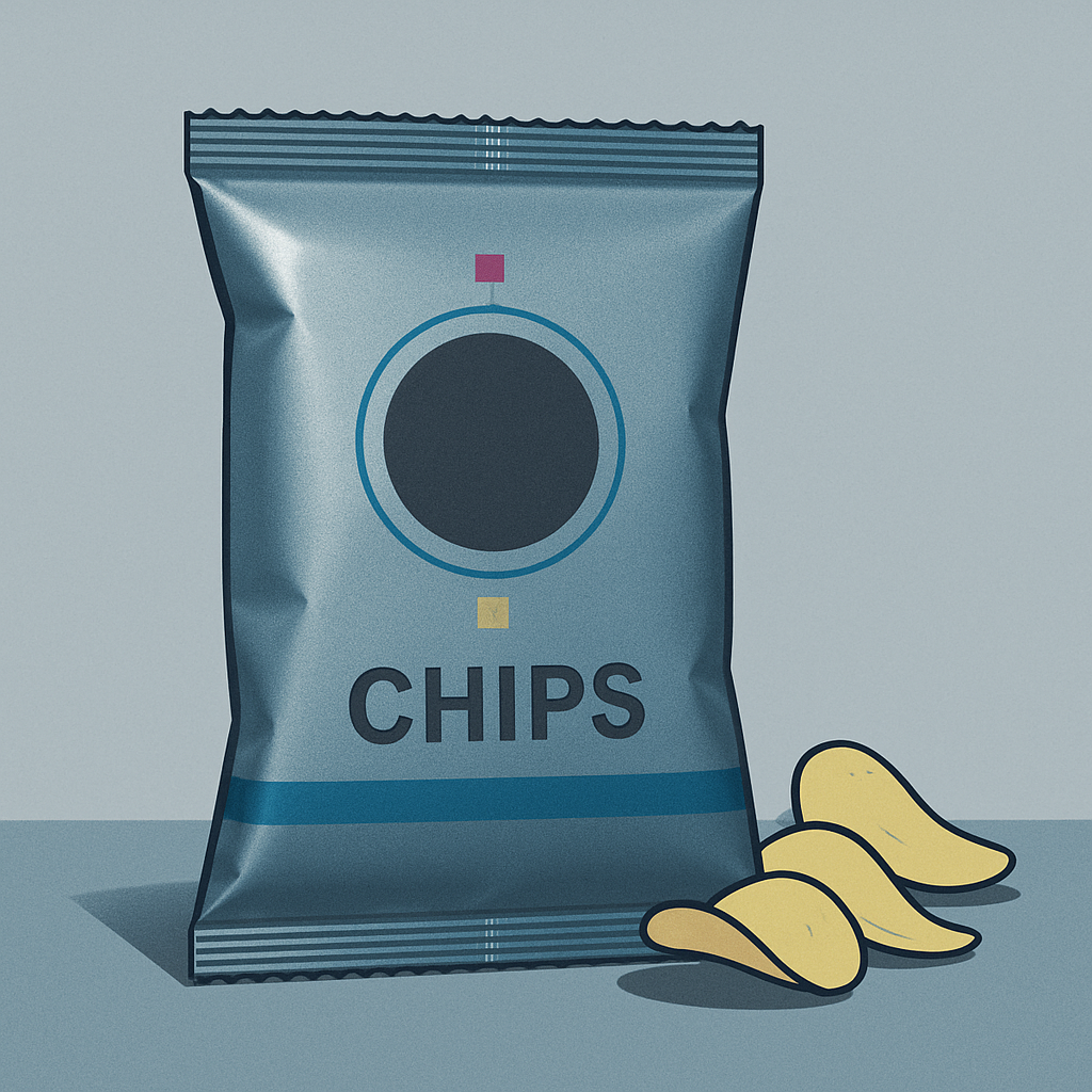 Chips packaging pouch