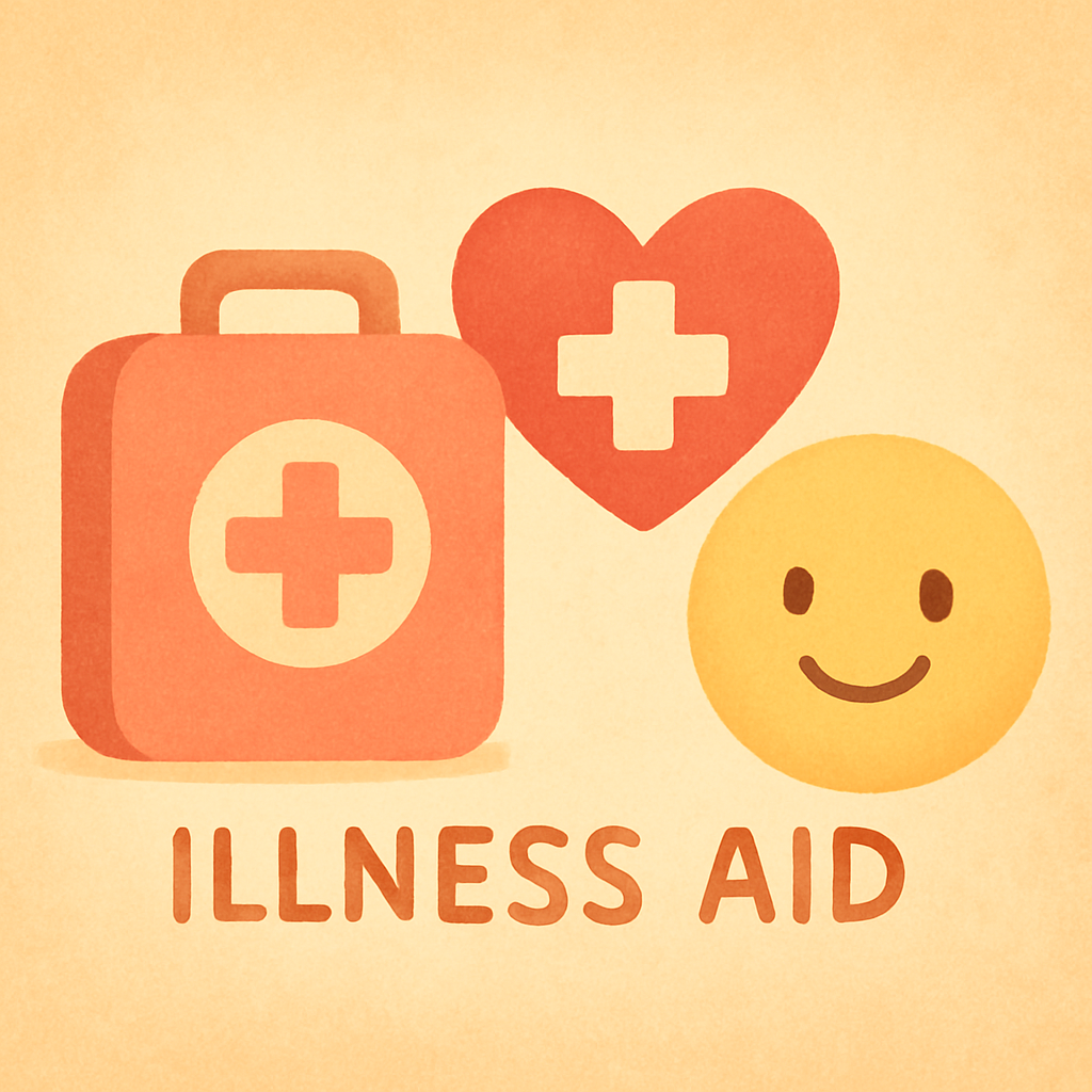 Hastalık simgesi, ilk yardım ve sağlık simgesi