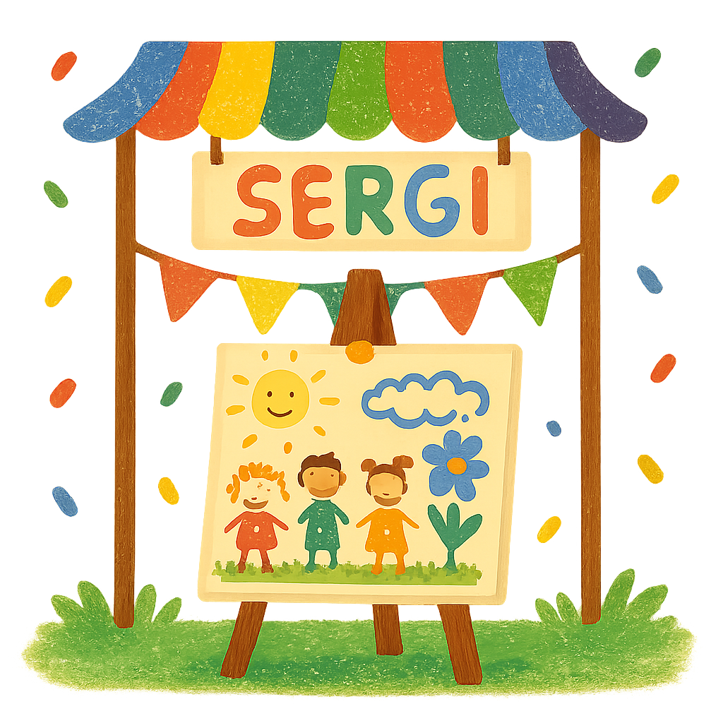 Sergi standı ve tablo simgesi