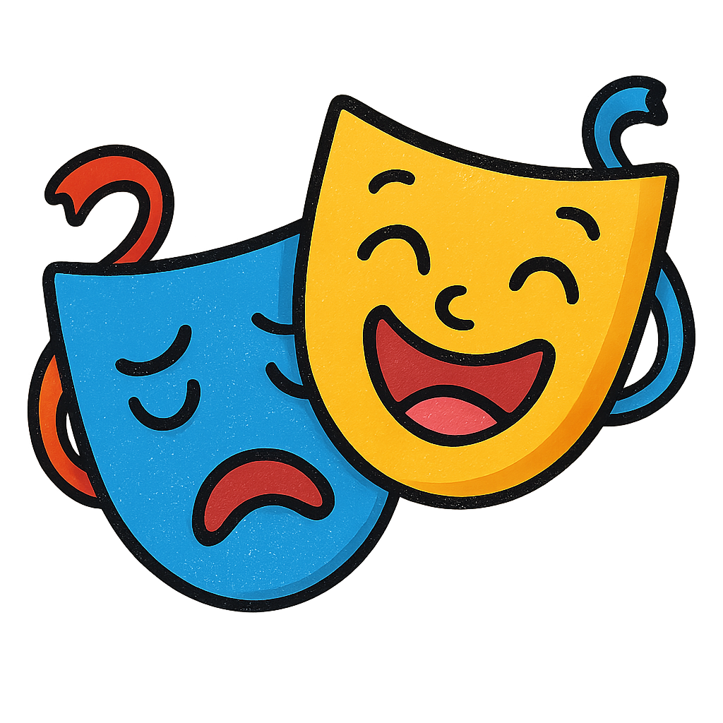 Tiyatro maskeleri simgesi