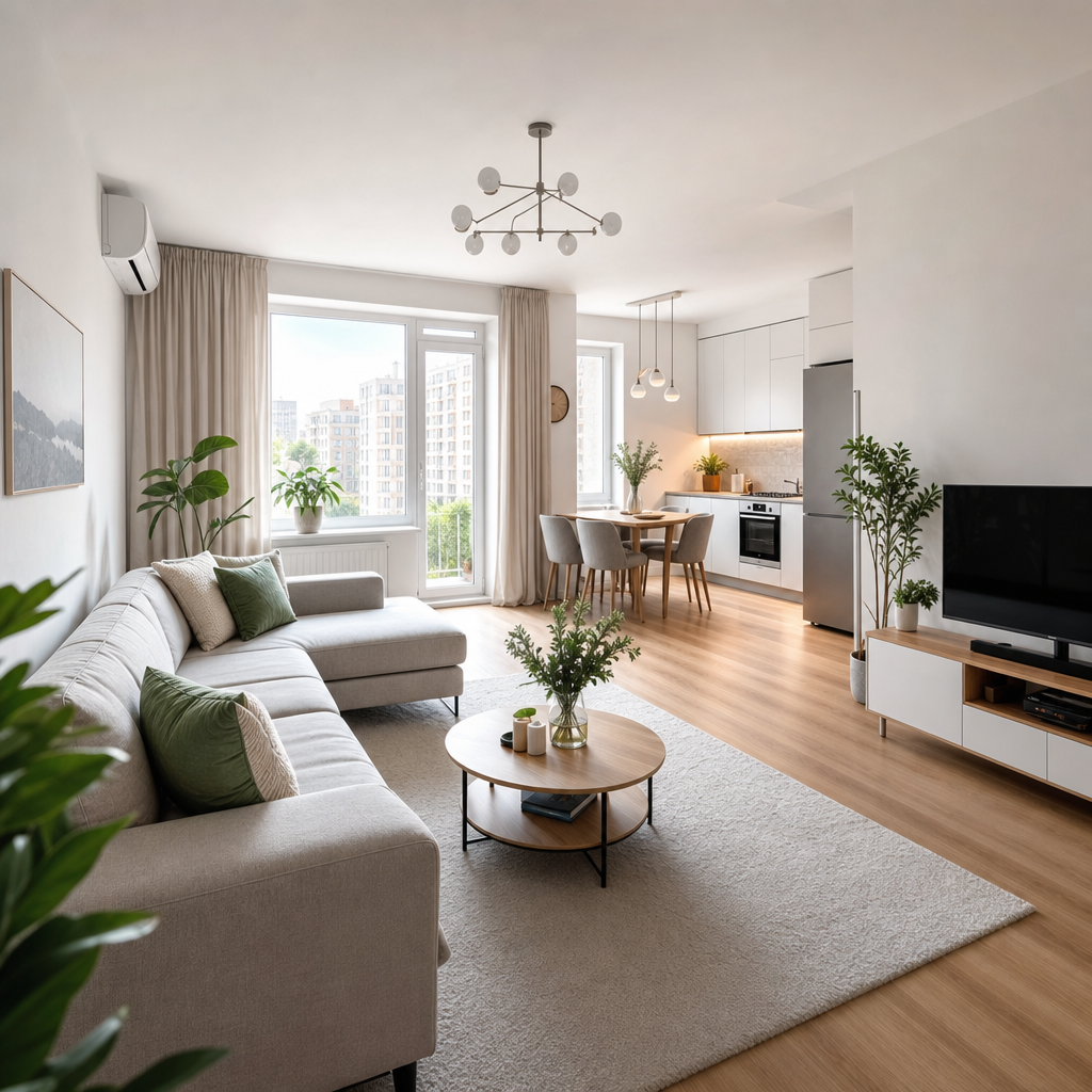 Family apartment near parks