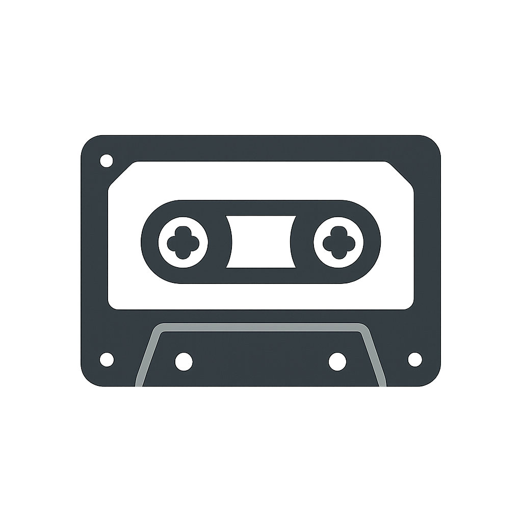 Cassette icon logo