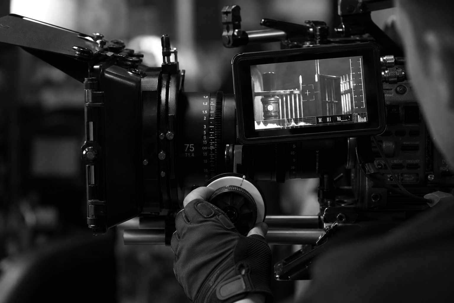 Behind-the-scenes production image for Lens And Monitor Detail
