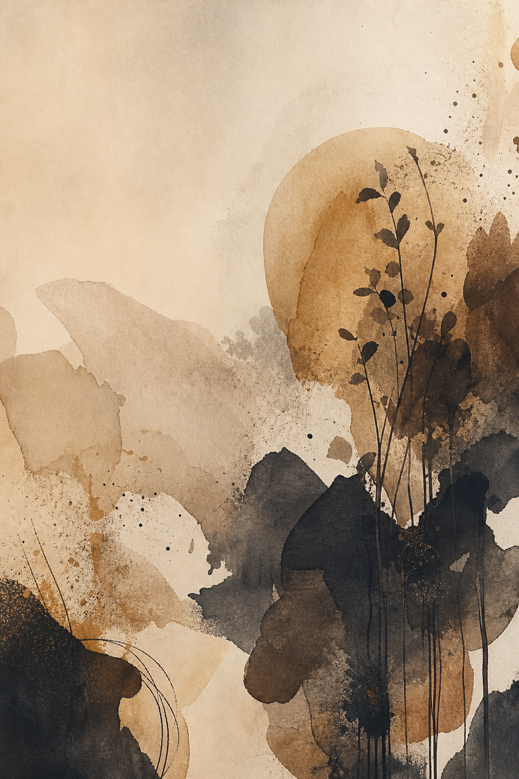 Supporting editorial-style artwork crop with layered ink textures and moody tonal transitions