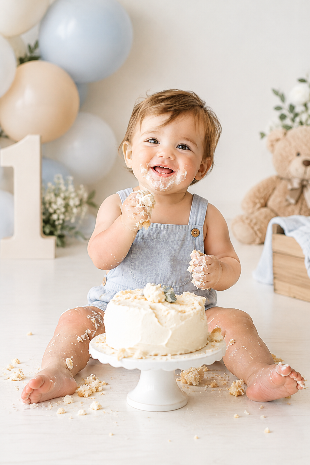 Cake smash photography