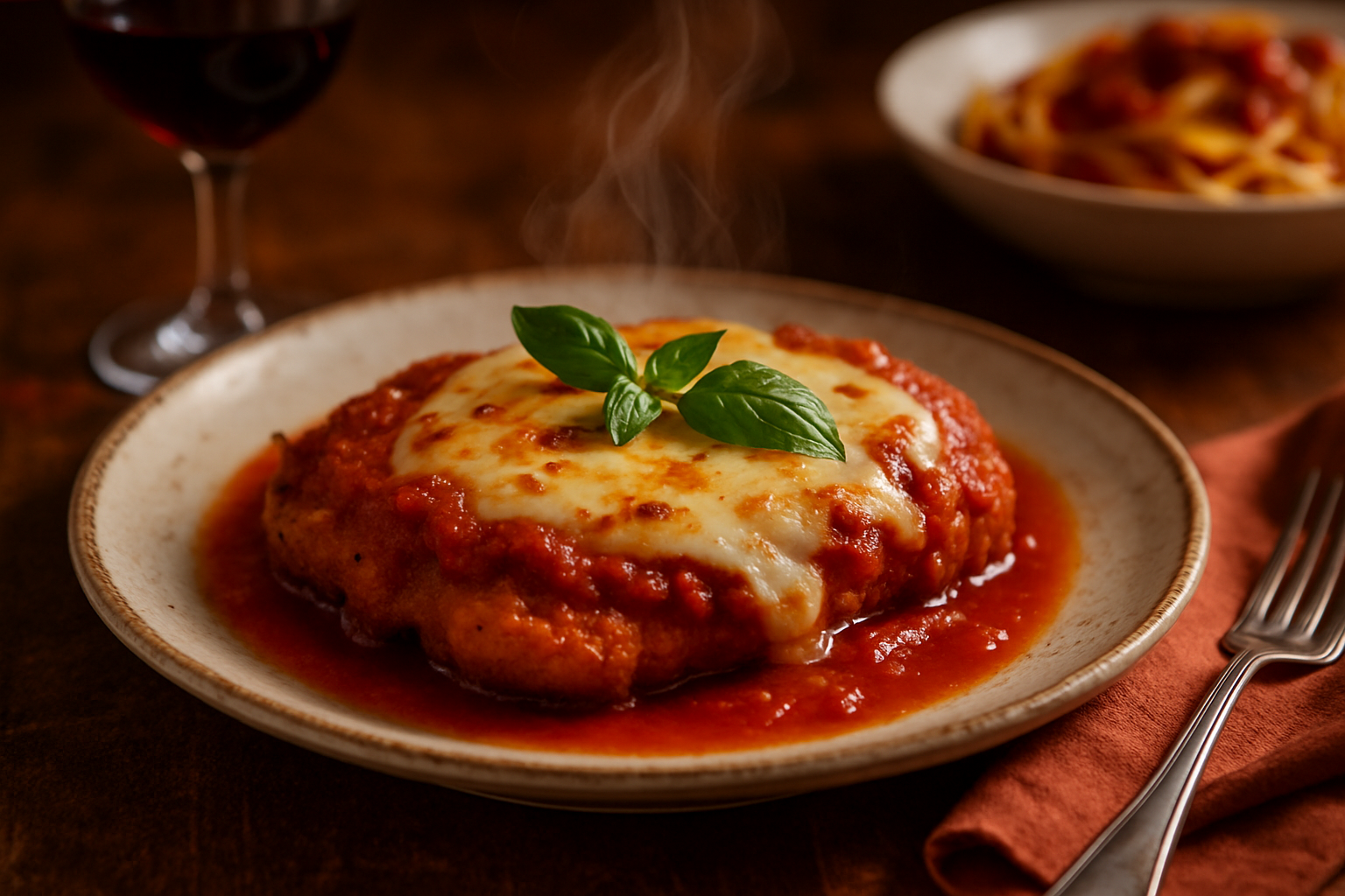 Chicken Parmigiana signature dish