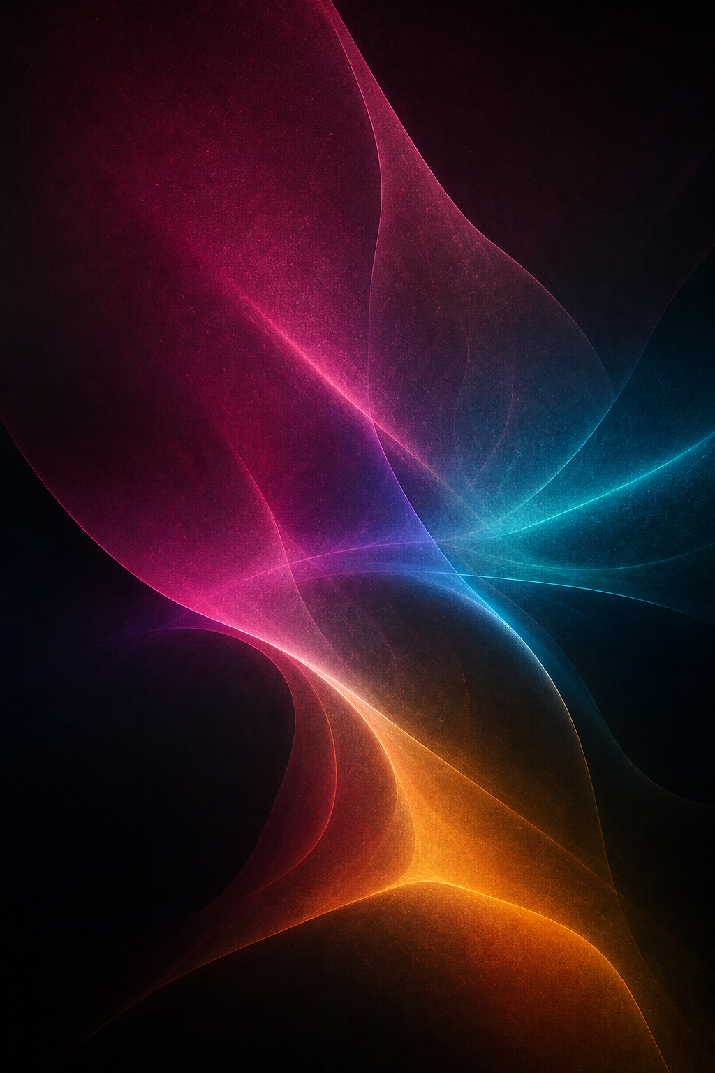 Chromatic Drift by Elara Voss, luminous digital color field with gradient texture